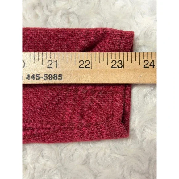 Mango Basics Red Glen Plaid Puff Sleeve Boat Neck Top Womens Size Small S - Picture 7 of 11